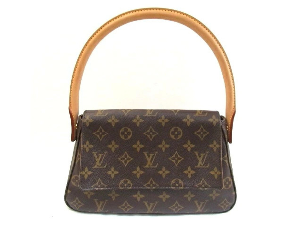 Louis Vuitton Bag Monogram Shoulder Looping Brown